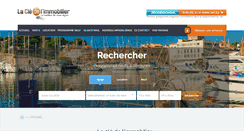 Desktop Screenshot of lacledelimmobilier.net